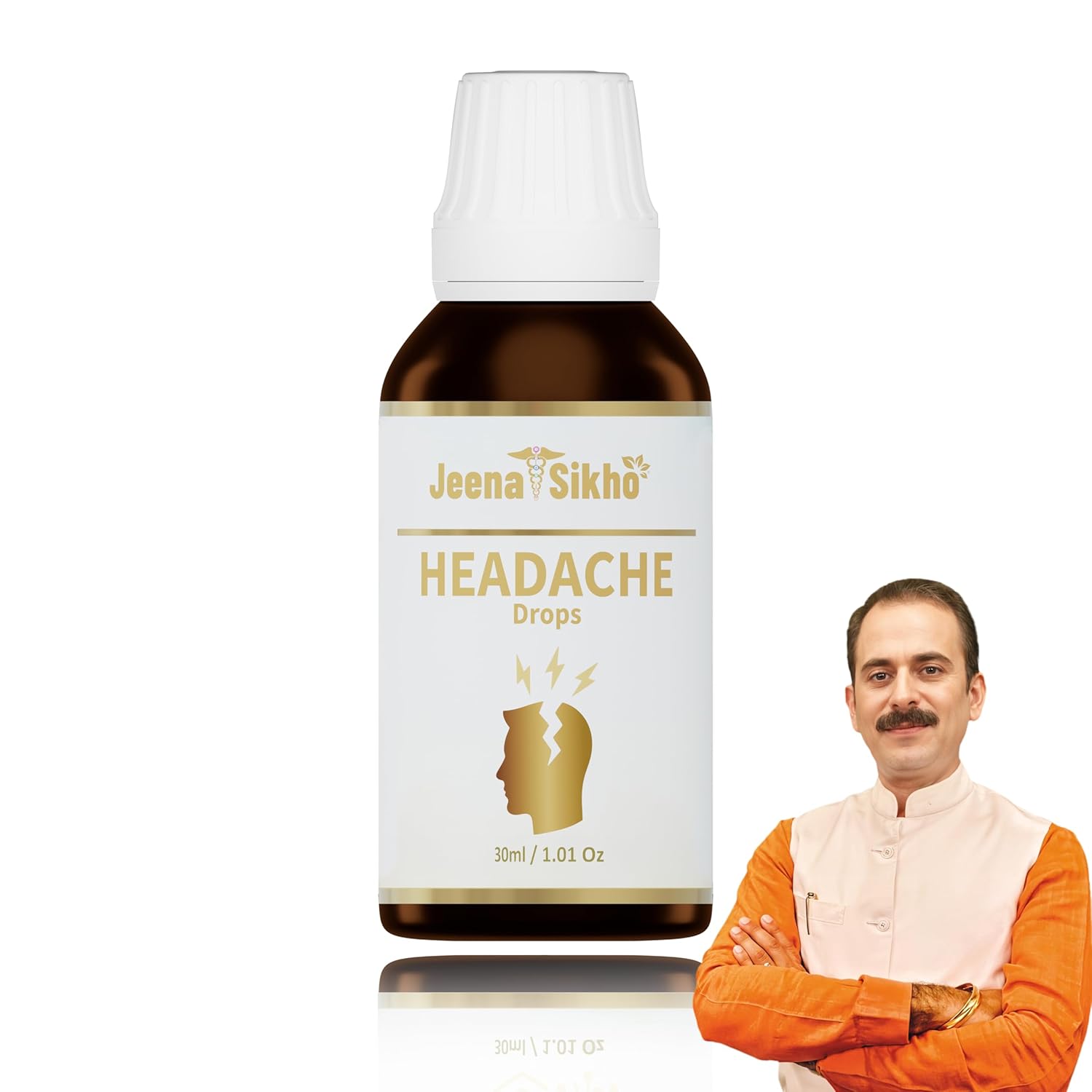 Jeena Sikho Headache Drops | Good for Overall Health - 30 Ml
