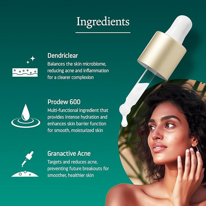 Indulgeo Essentials Heads Off - Anti Acne Face Serum - 6 ml