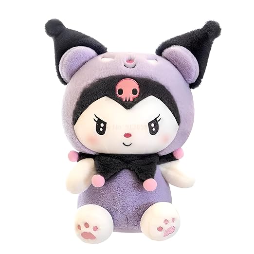 Tickles Anime Mermaid Soft Stuffed Plush Animal Toy for Kids 35 cm Color Purple