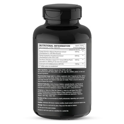 Greendorse Chaga Mushroom Capsules - 60 Caps