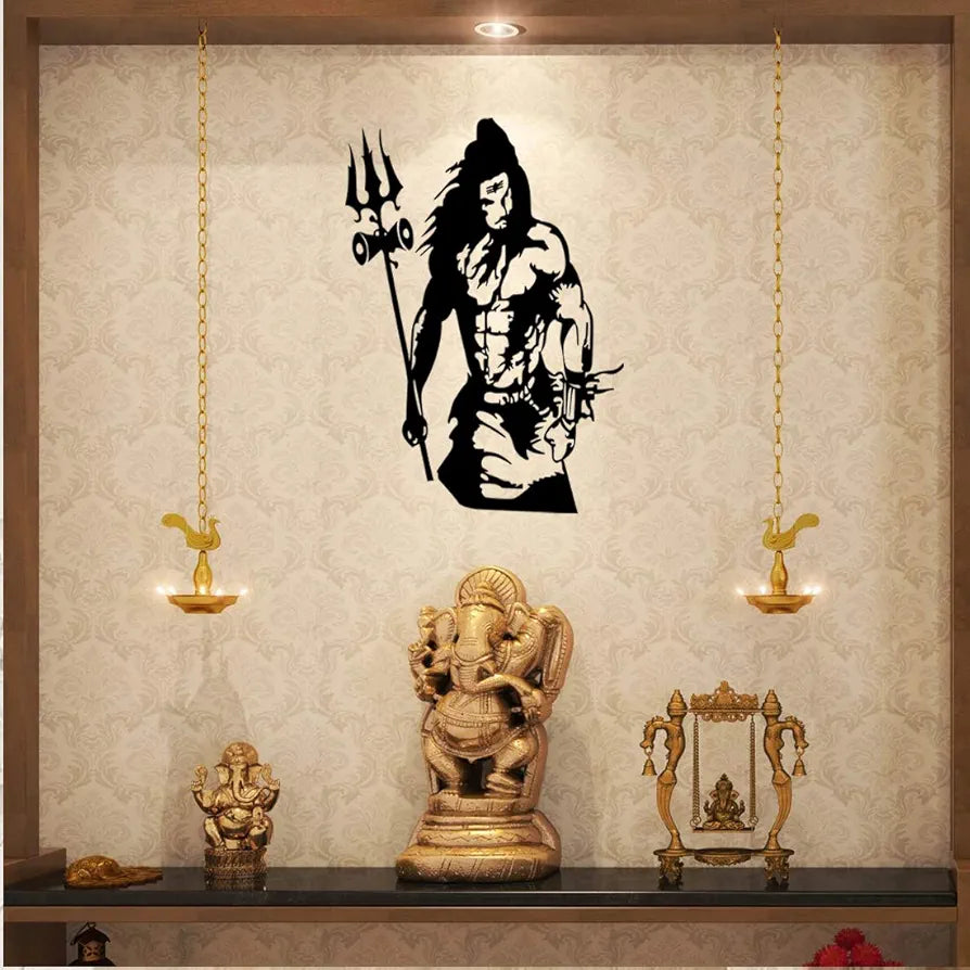 Rangoli White Glossy Vinyl Wall Sticker Premium Self-Adhesive Waterproof Parent-5 Design-23