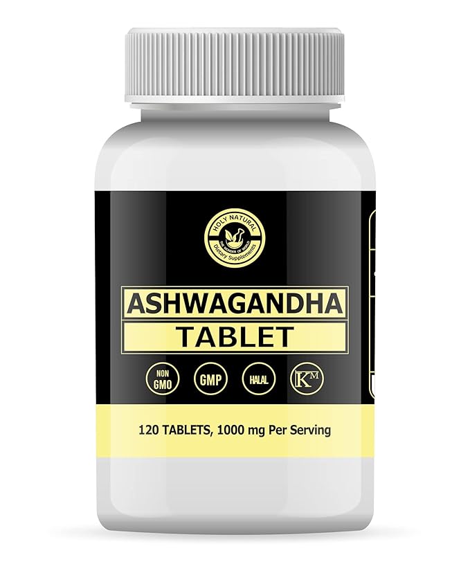 Holy Natural Ashwagandha Tablet - 120 Tablets