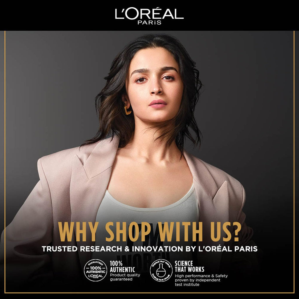 L'Oreal Paris Glycolic Gloss Shine Boosting Shampoo, Powered By 3% Glycolic Acid, For Dull Hair, Restores Hair Quality Gives 3X More Gloss, 200Ml