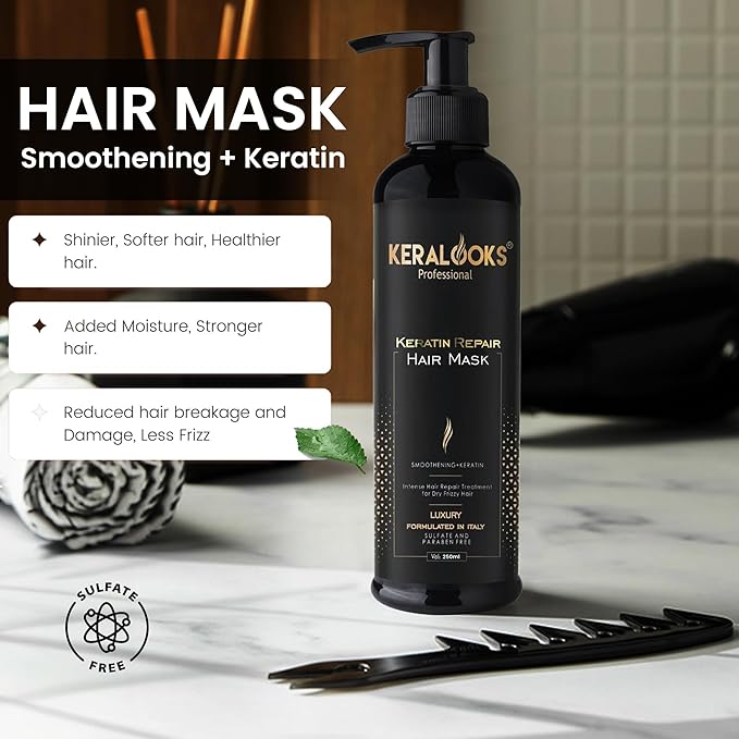 Keralooks Smoothing Plus Keratin Hair Mask Deep Repair Mask