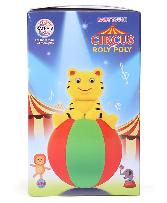 Ratna's Circus Roly Poly Musical Rattling Roly Poly for Infants
