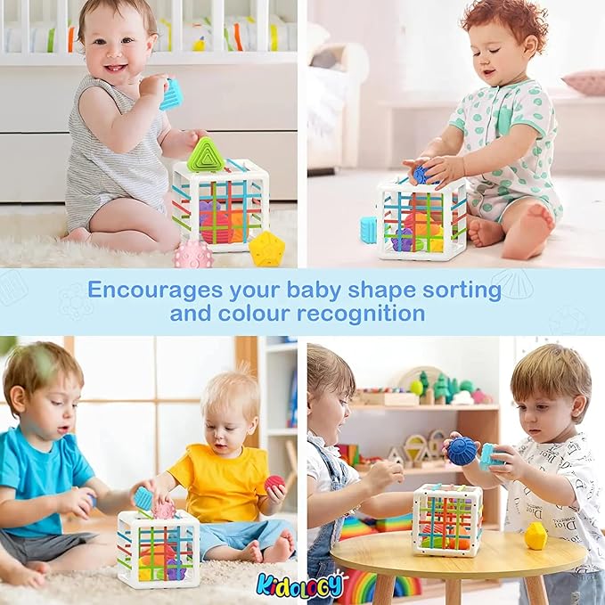 Kidology Baby Shape Sorting Toy with Colorful Toys