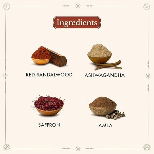 Old School Rituals Red Sandalwood & Saffron Age-Defying Face Moisturiser - 50 gms