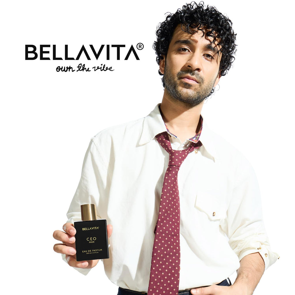 Bella Vita Luxury CEO MAN Perfume 100ml | Long Lasting | Eau De Parfum | Lemon, Lavender, Tonka, Mandarin & Vetiver | Woody, Citrus Premium Fragrance | Ideal Gift for Man