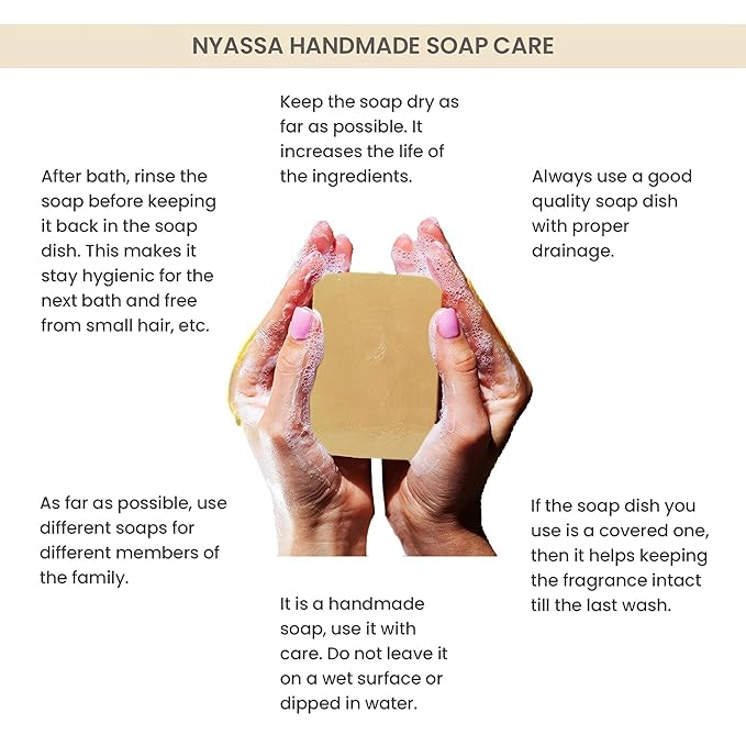Nyassa Raat Ki Raani Natural Handmade Bathing Soap - 150 Gms