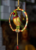 KridayKraft Metal Parrot Statue for Door Hanging Decor Your Home Office Garden