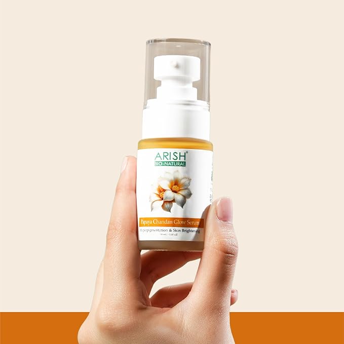 Arish Bio Natural Papaya Chandan Glow Serum - 30 Ml