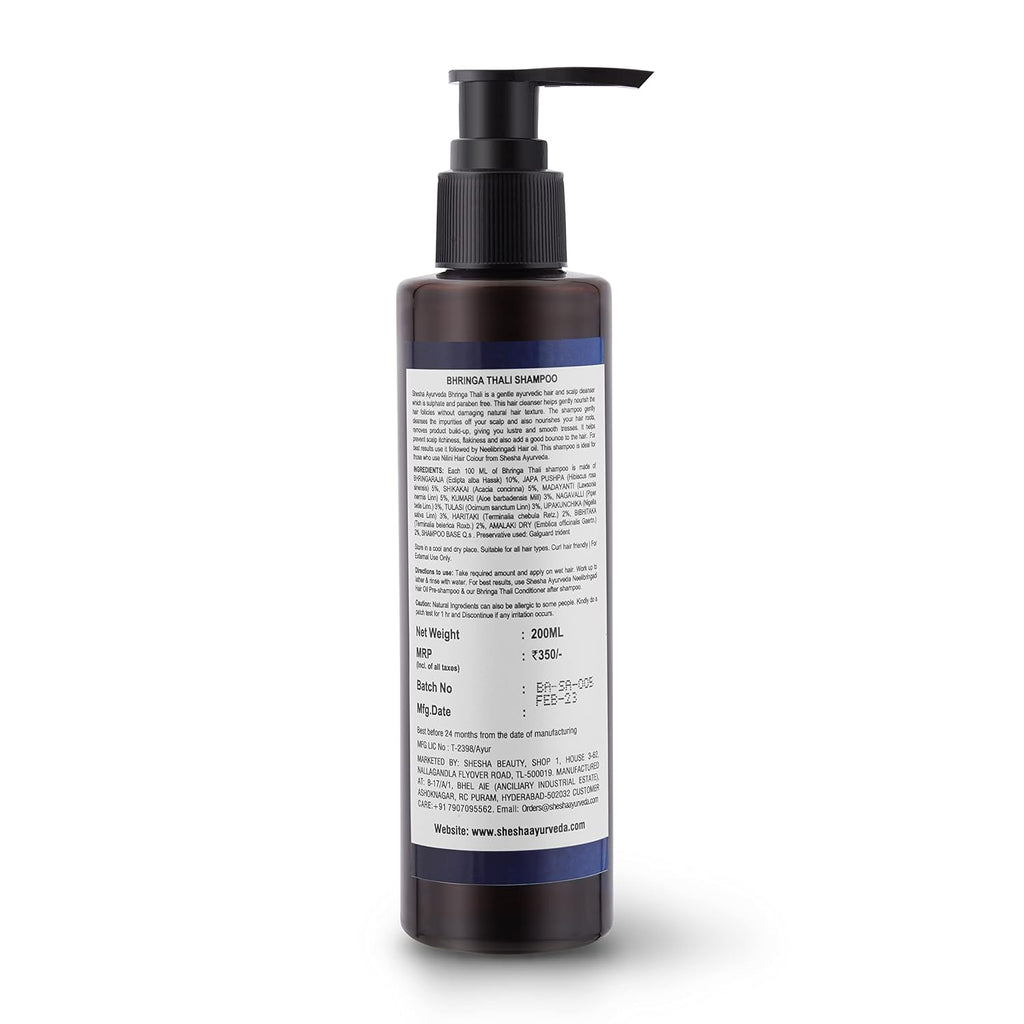 Shesha Naturals Bhringa Thali Shampoo - 200 ml