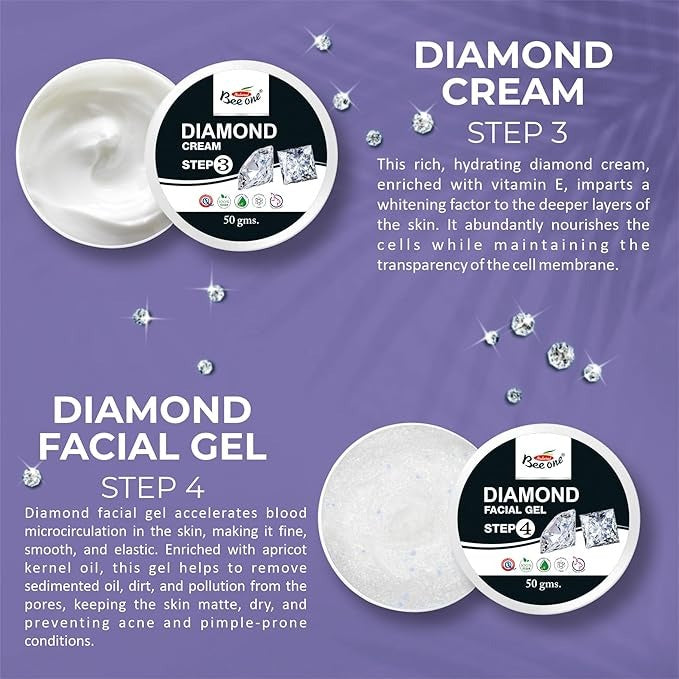 Beeone Marino Diamond Facial Kit - 312 gms