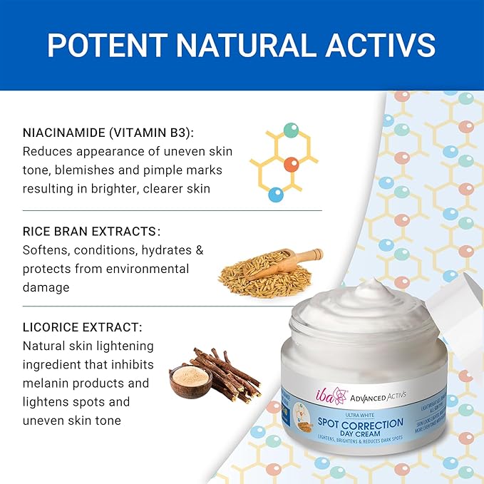 Iba Advanced Activs Ultra White Spot Correction Day Cream - 50 Gms