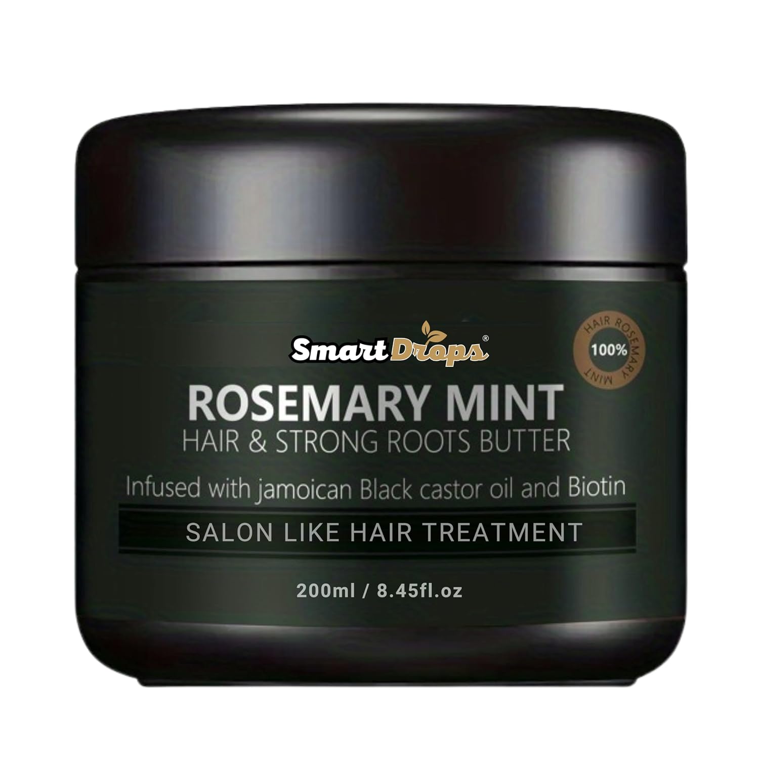 Smartdrops Hair Mask | Hair Mask for Frizzy Hair | Keratin Hair Mask | Pre-Shampoo hair mask with Rosemary Mint, Hibiscus, Amla, Flaxseed for Thick & Long Hair 200g