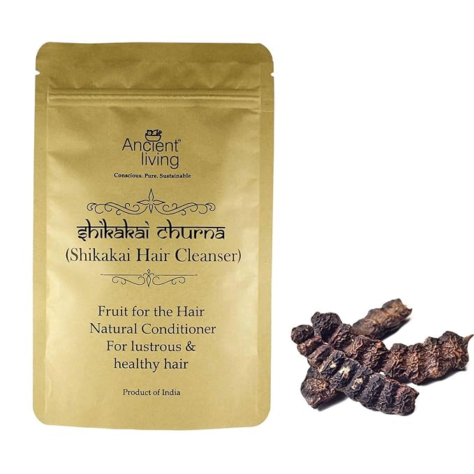 Ancient Living Organic Shikakai Hair Cleanser - 100 gms Each (Pack of 3)