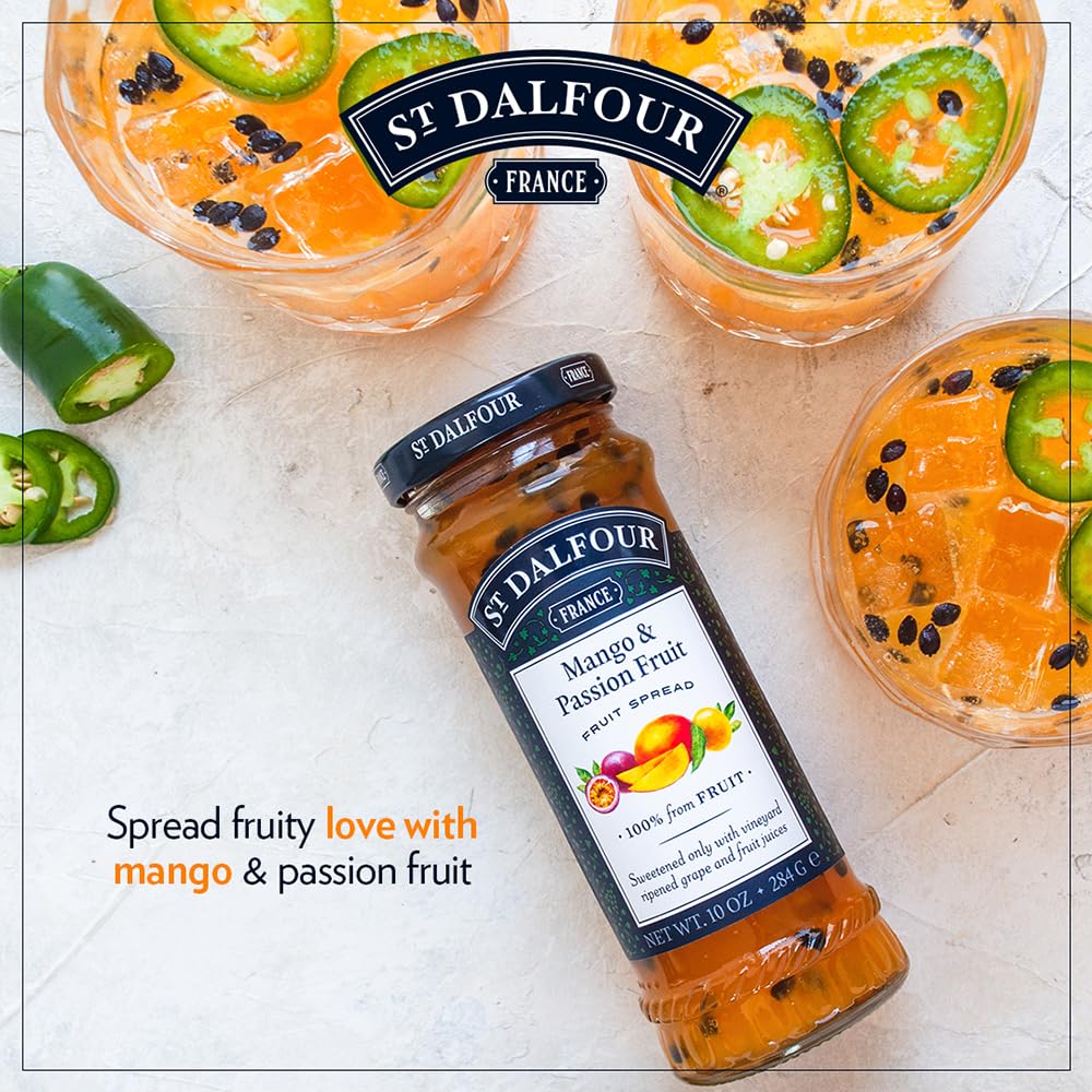 St Dalfour Mango & Passion Fruit Spread - 284 gms