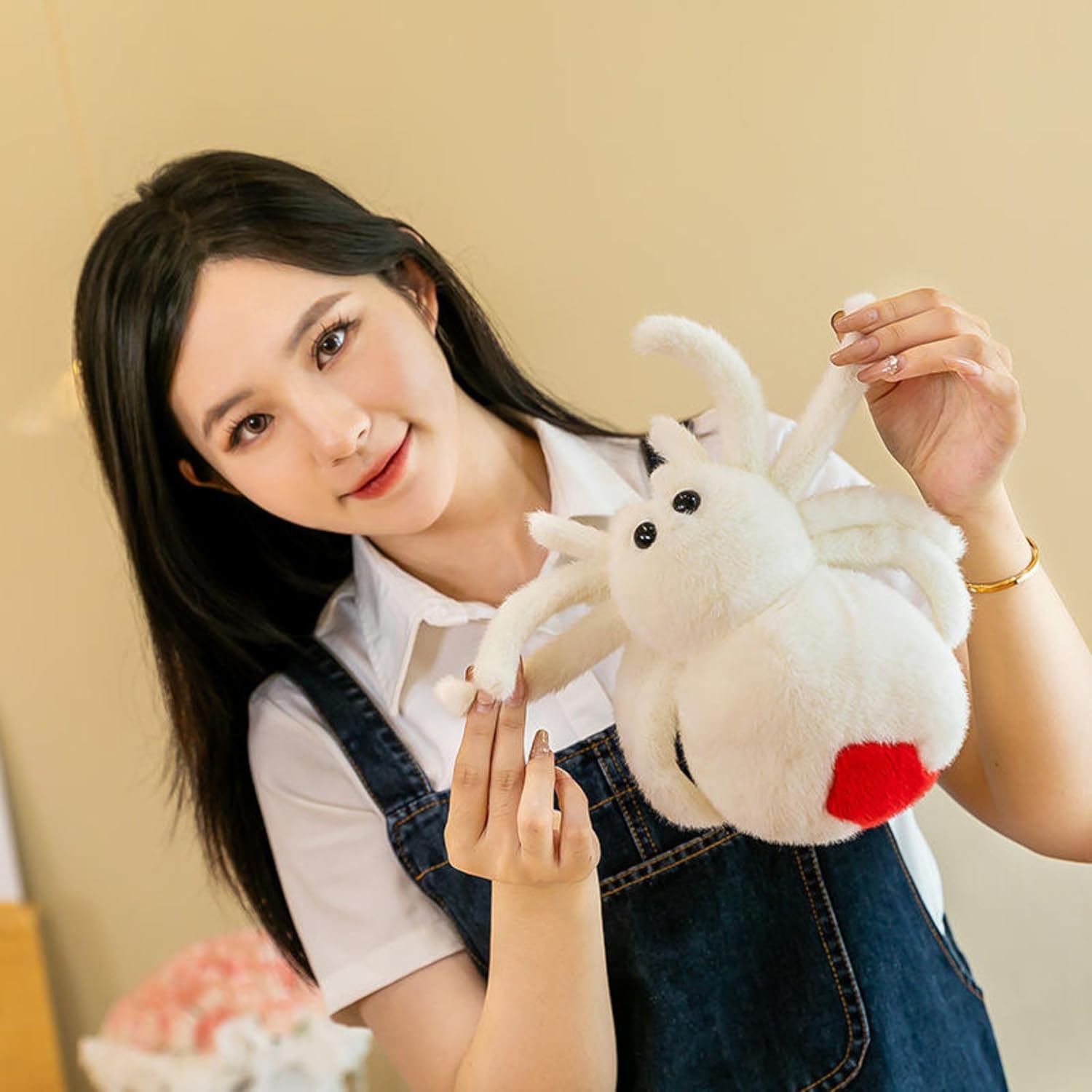 Tickles Spider Soft Stuffed Plush Halloween Toy for Kids 25 cm