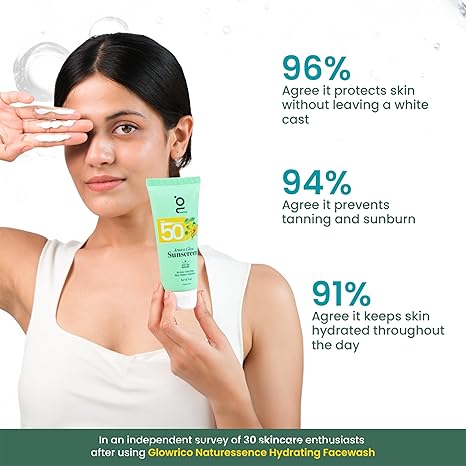 Glowrico Arnica Glow Sunscreen SPF 50 PA++++Arnica Gotu Kola - 75 ml