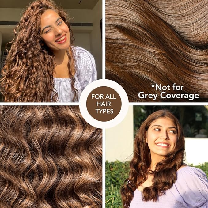 Paradyes No Bleach Hazel Brown Glossy Hair Tint | 5 Light Brown - 160 Gms