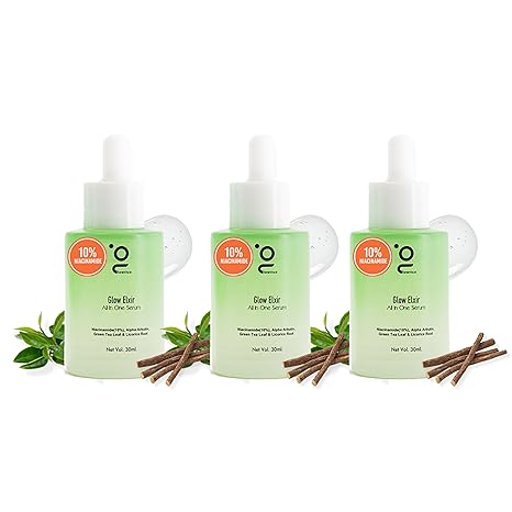 Glowrico Glow Elxir Face Serum Niacinamide - 30 ml (Pack of 3)