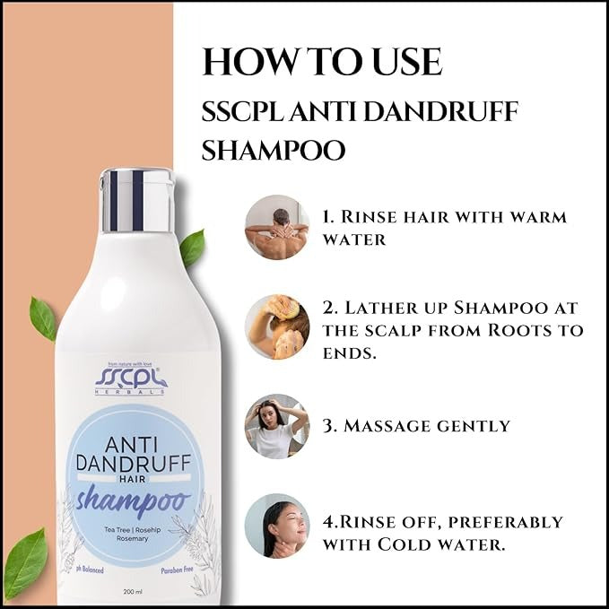 Sscpl Herbals Scalp Repair Anti-Dandruff Shampoo - 200 gms (Pack of 2)