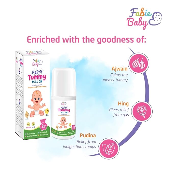 Fabie Baby Happy Tummy Roll on for Baby - 40 Ml