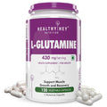 HealthyHey L Glutamine Capsules High Strength-120 Capsules