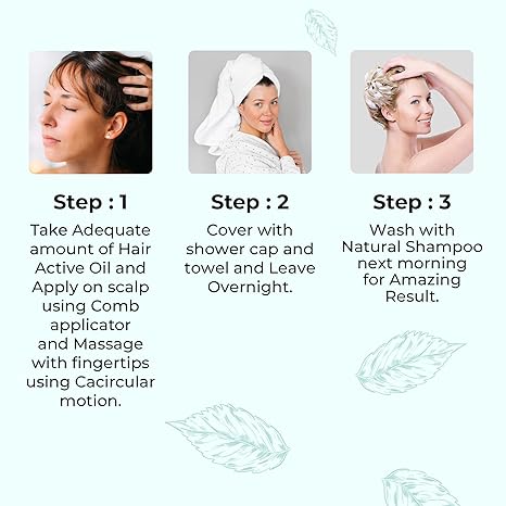Lavaya Hair Active Oil for Men Women Promotes Hair Growth Reduces Hair Fall - 100 ml