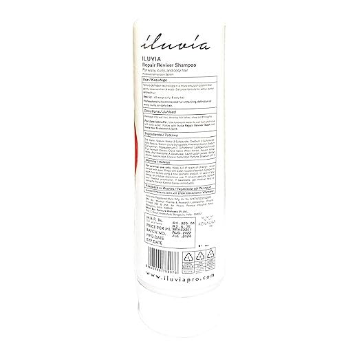 Iluvia Curly & Wavy Hair - Repair Reviver Shampoo - 200 ml