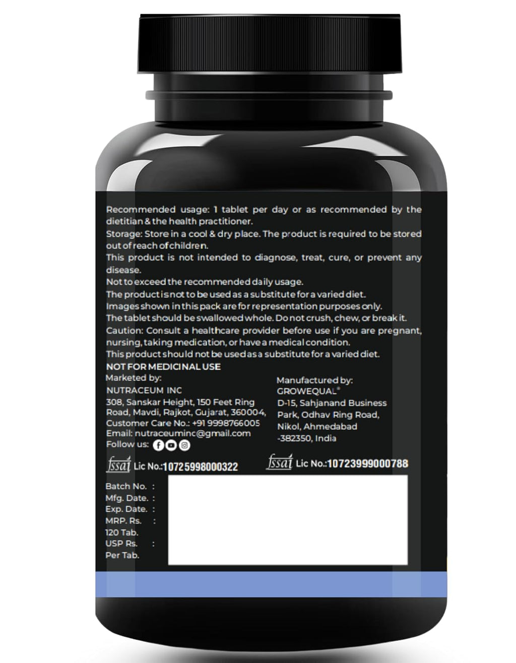Nutrasium Melatonin 10 mg Sleeping Pill with Tagar 250 mg | Sleep Supplement for Men & Women | Melatonin Tablet for Restful & Deep Natural Sleeps | Sleep Care Tablets 120 (120 Tablets, Sleep Care)