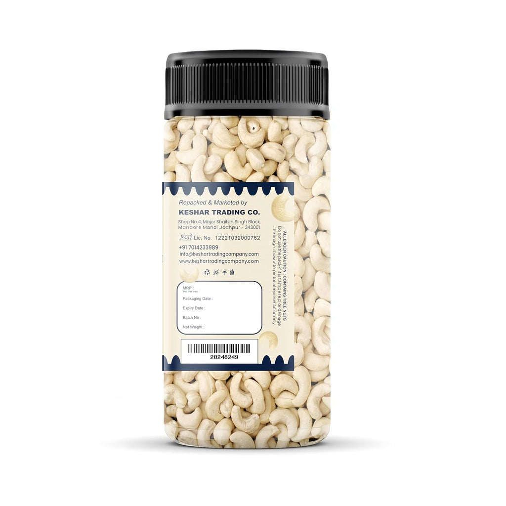 HighFresh Premium Cashew Nuts 250gm | Dry Fruits and Nuts Plain Cashews | 100% Unpolished | Crunchy & Fresh | Rich In Protein, Magnesium & Phosphorus Perfect for Gifting