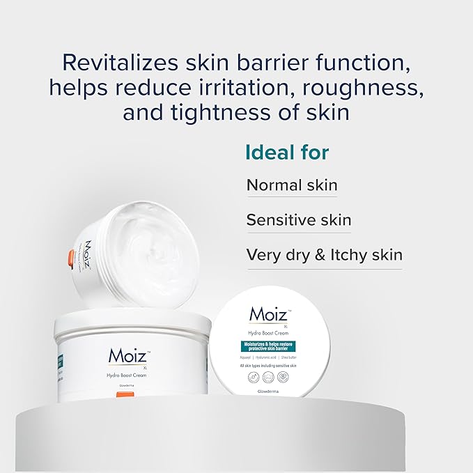 Moiz Xl Hydro Boost Face & Body Cream | Formulated With 13 Moisturizers  - 500 Gms