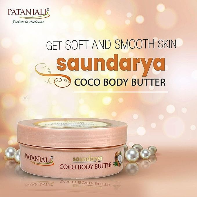 Patanjali Saundarya Coco Body Butter Cream - 200 gms