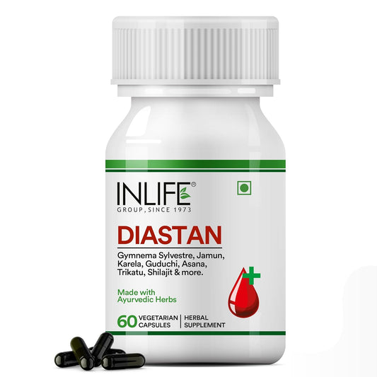 Inlife Diastan Diabetes Care Ayurvedic Supplements - 60 Vegetarian Capsules
