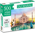 Hello Friend Taj Mahal 500-Piece Jigsaw Puzzles For Kids And Childrens Realistic Illustration Brain Booster Gifts, Fun And Creative Game - Ages 9+