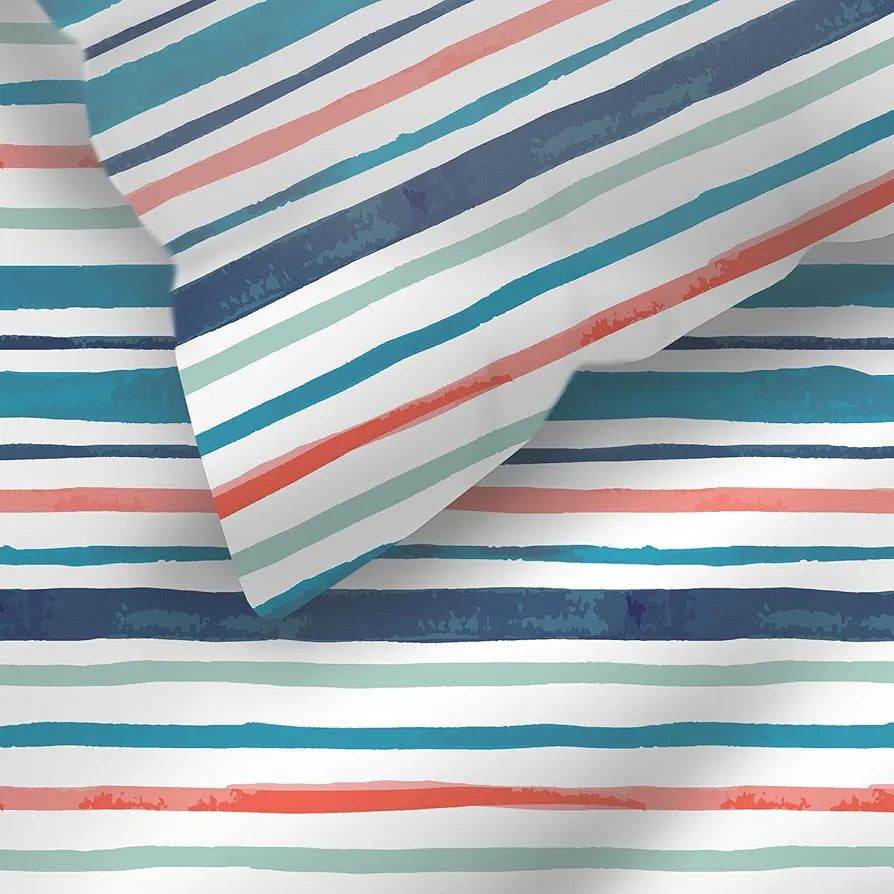 Layers Argos Bedsheet Set for All Seasons Lightweight Moisture Absorbent 225 CVC King Size Blue2