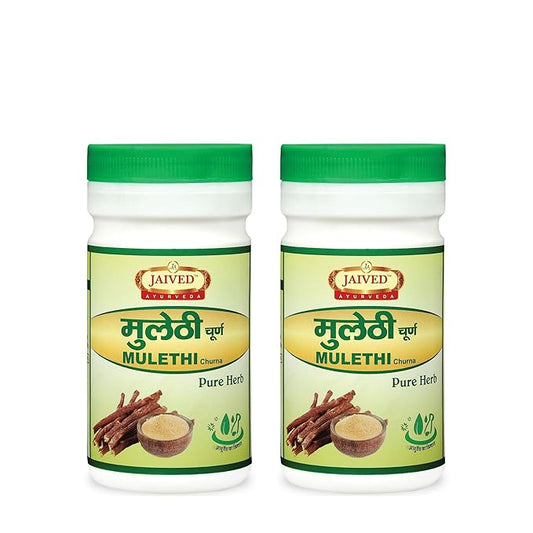 Jaived Ayurveda Mulethi Churna -| 100 Gms (Pack of 2)
