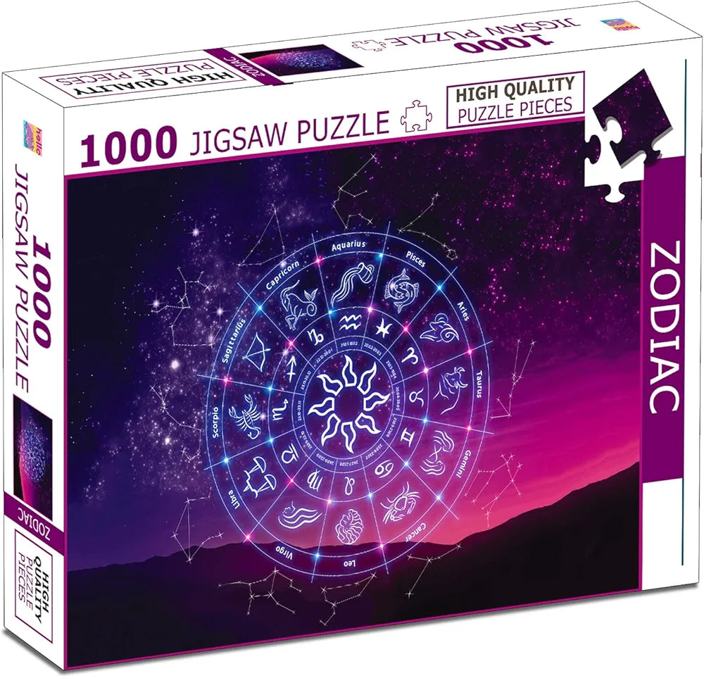 Hello Friend Zodiac Constellations Jigsaw Puzzle 1000 Piece Puzzle Astrology & Star Map Brain Game
