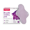Sirona Reusable Pad for Women and Girls | (Pack of 4)| 3 Regular Pads + 1 Overnight Pad | Soft Cloth Pads for Women for Period, Reusable Rash Free Fabric, Skin Friendly, Lasts Up To 1 Year