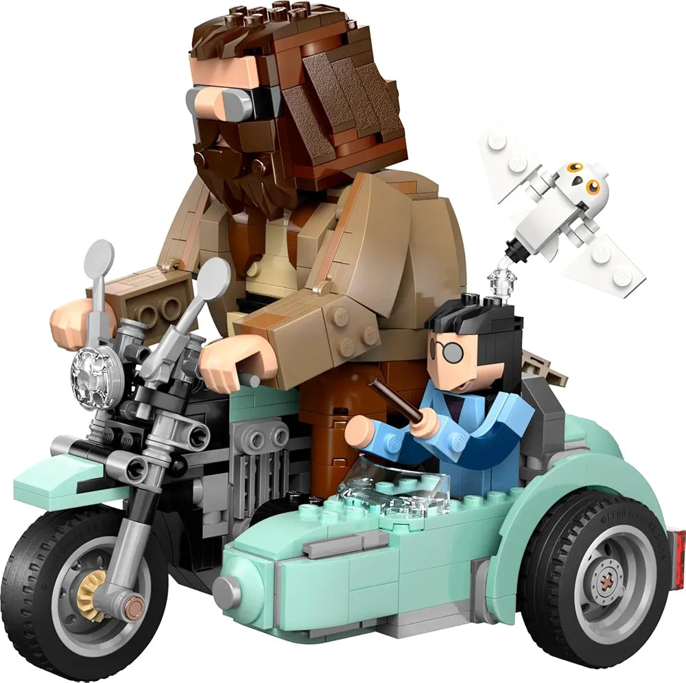 Lego Harry Potter Hagrid & Harry’s Motorcycle Ride, Magical Toy 76443 Building Blocks Toys for 9+ Gift for Boys and Girls