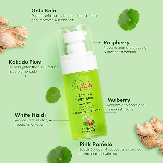 La Pink Vitamin C Face Toner Serum - 50 ml