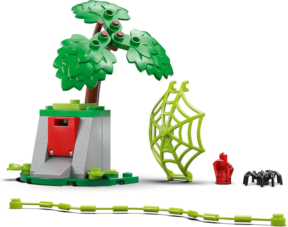 Lego Marvel Spidey and His Amazing Friends Spin and Electro Dinosaur Vehicle Chase 11198 Building Blocks Toys for 4+ Gift for Boys and Girls