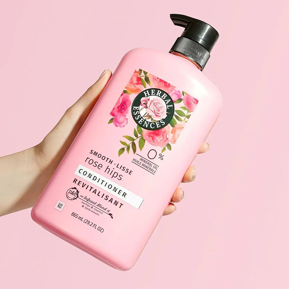 Herbal Essences Smooth Collection Rose Hips Infused Blend Conditioner For All Hair Types - 865 ml