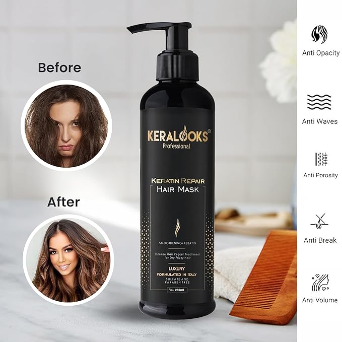 Keralooks Smoothing Plus Keratin Hair Mask Deep Repair Mask