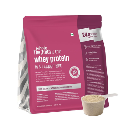The Whole Truth Whey Protein Isolate+Concentrate - Light Cocoa