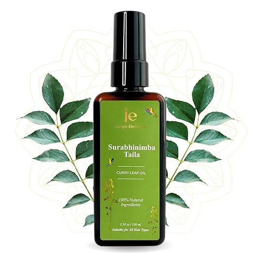 Jungle Elements Surbhinimba Tailam Curry Leaf Oil with Neem - 100 ml