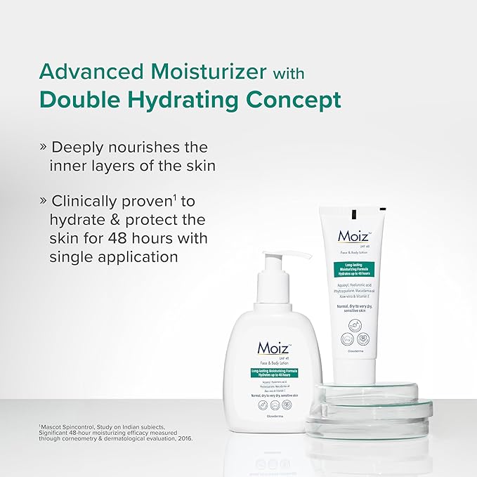 Moiz LMF 48 Lotion | 48 Hour Long-Lasting Moisturizer - 200 Ml