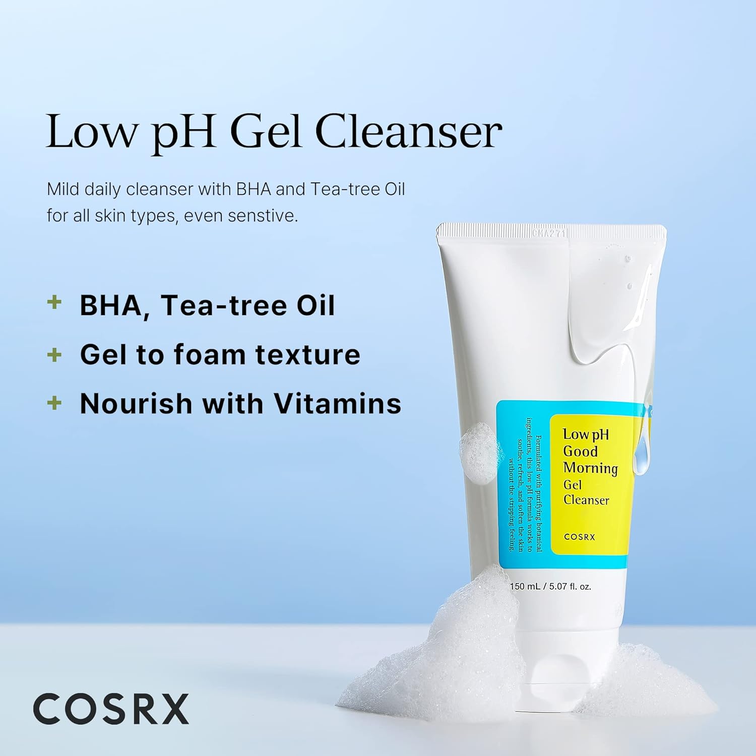 Cosrx Low pH Good Morning Gel Cleanser - 150 ml