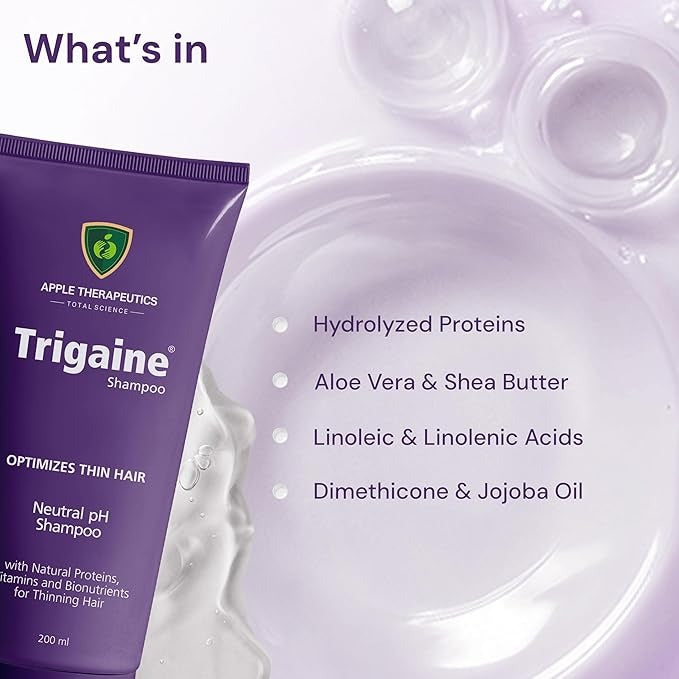 Apple Therapeutics Trigaine Shampoo - 200 ml